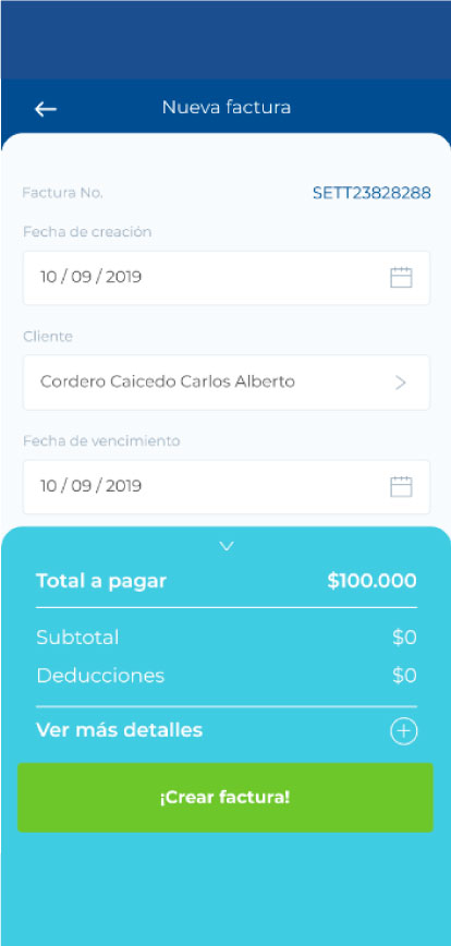 ¡Facturas electrónicas en tu celular!